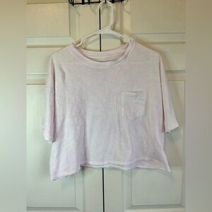 American Eagle tie-dye crop t-shirt